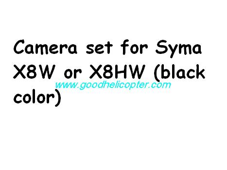 SYMA-X8-X8C-X8W-X8G Quad Copter parts X8W and X8HW Camera set + TF card + card reader (black color) - Click Image to Close